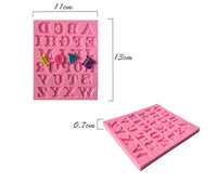 Elegant Alphabet Silicone Mould - Capital Letters