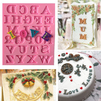 Elegant Alphabet Silicone Mould - Capital Letters