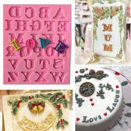 Elegant Alphabet Silicone Mould - Capital Letters