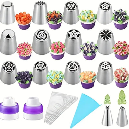 Russian Piping Tip Set 27 Piece
