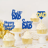 Happy Fathers Day Cake Pick. Celebrate your hero