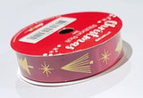 Xmas Ribbon 2m roll - Traditional Designs