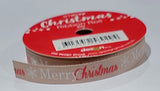 Xmas Ribbon 2m roll - Traditional Designs