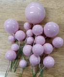 Baby Pink Ball Cake Decorations. Non Edible
