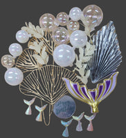 30 Piece Mermaid Cake Decorating Kit - Non Edible