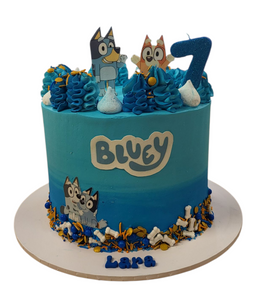 Bluey Buttercream Cake. Perfect for Bluey Fans