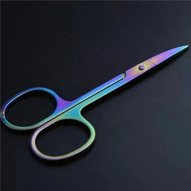 Fine Scissors With Curved Blade for Precision Cutting