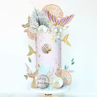 30 Piece Mermaid Cake Decorating Kit - Non Edible
