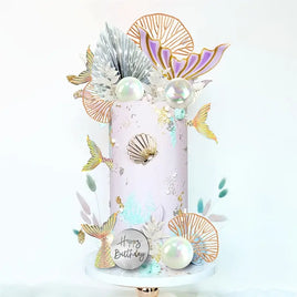 30 Piece Mermaid Cake Decorating Kit - Non Edible