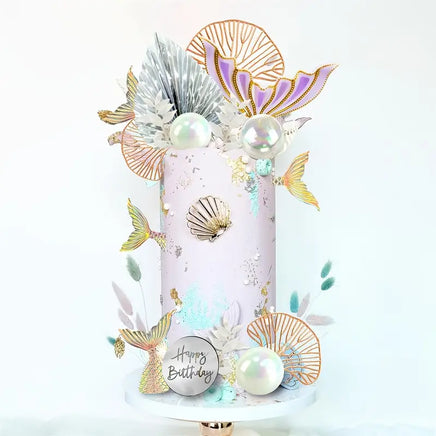 30 Piece Mermaid Cake Decorating Kit - Non Edible