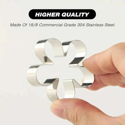 Mini Flower & Leaf Cutter Set - Stainless