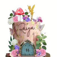Fairy Garden Cake Decorating Set. Enchanting