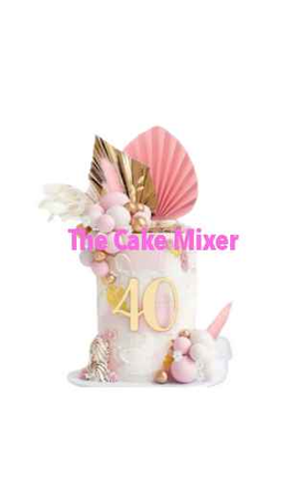 Amazing 40th Birthday Cake. Chooe a Design