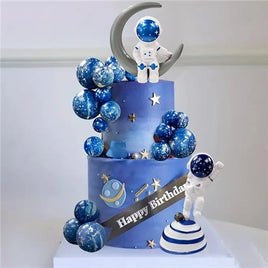 Space Theme Cake Decorating Set. Food Safe