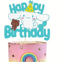 Sanrio Cinnamoroll Cake Topper - Card Stock