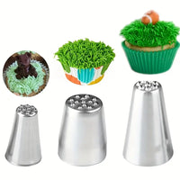 Grass Piping Nozzle Set. 3 Sizes of nozzle