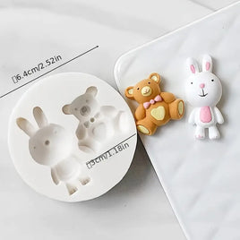 Easter Bunny & Teddy Silicone Mould