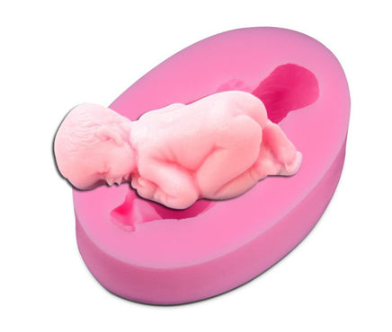 Sleeping Baby Silicone Mould. Perfect for Cake Decorating