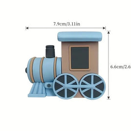 Adorable Soft Clay Train Cake Topper