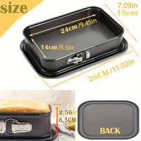 Rectangle Springform Cake Tin - Non Stick