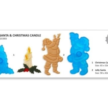 Jolly Santa & Candle Embosser - Jem