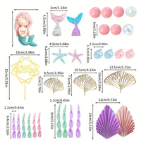 Mermaid Theme Cake Decoration Set