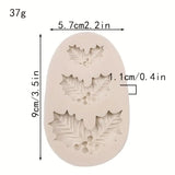 Holly Silicone Mould - 3 Size Cavities