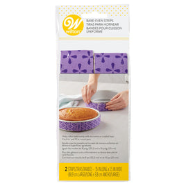 Wilton Bake Even Strips - 2 Pack, Perfectly level cakes