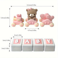Adorable Baby Shower Cake Topper Set