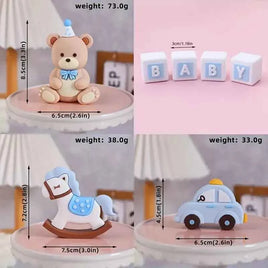 Adorable Baby Shower Cake Topper Set