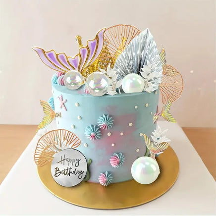 30 Piece Mermaid Cake Decorating Kit - Non Edible
