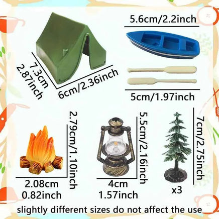 Camping/ Adventure Cake Decoration Set
