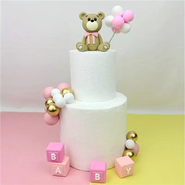 Baby Shower Cake Decoration Set - Pink Or Blue