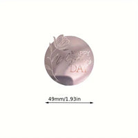 Acrylic Mothers Day Cupcake Charm. Rose Pink