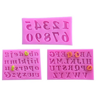 Alphabet Lower & Upper Case Silicone Mould Set
