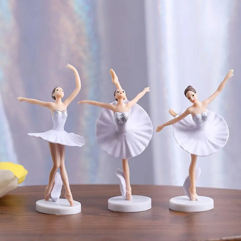 Resin Ballerina Figurine Cake Decoration