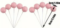 Baby Pink Ball Cake Decorations. Non Edible