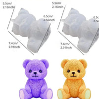 3d Teddy Bear Silicone Mould