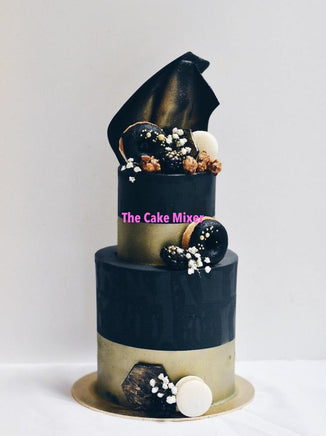 Black & Gold Theme Cakes