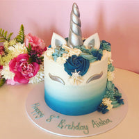 Classic Buttercream Unicorn Cake