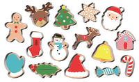 Set of Boxed Christmas Cookie Cutters - 15 Pieces