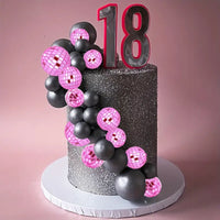 Disco Balls Cake Decorations. Lightweight
