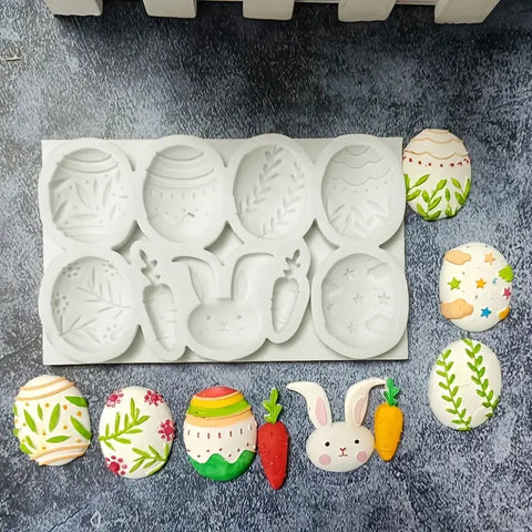 Easter Theme Silicone Mould