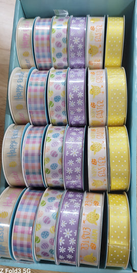 Easter Theme Ribbon - 2m Roll