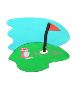 Golf Theme Edible Cake Decorations
