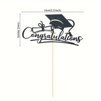 Congratulations Graduation Card Cake Topper