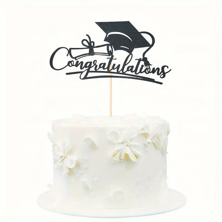 Congratulations Graduation Card Cake Topper