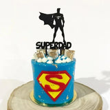 Super Dad Acrylic Cake Topper - The Cake Mixer