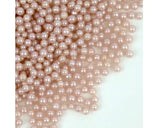 Pink 4mm Sugar Pearls 80gm Jar