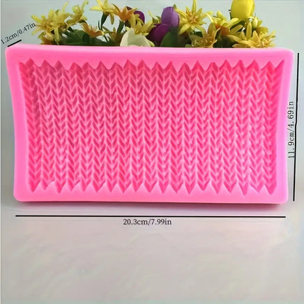 Knit Pattern Silicone Mould